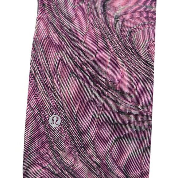 LULULEMON Swift Speed High-Rise Tight 28" Size 4 Dimensional Sonic Pink Multi - Picture 7 of 8